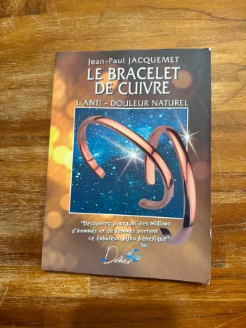 Livre le bracelet de cuivre, l’antidouleur naturel