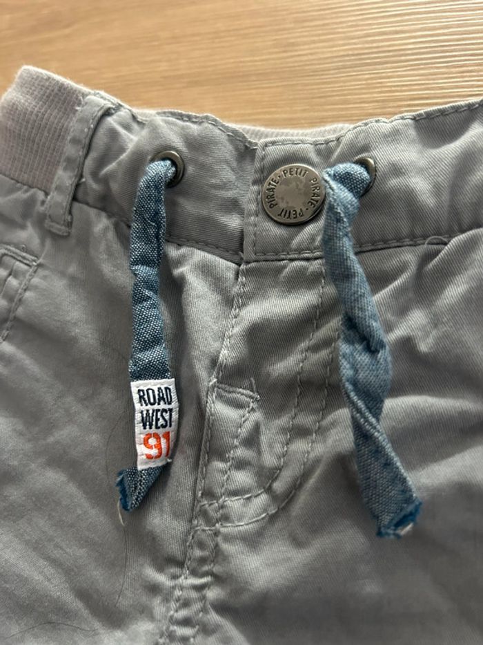Pantalon toile gris - photo numéro 2