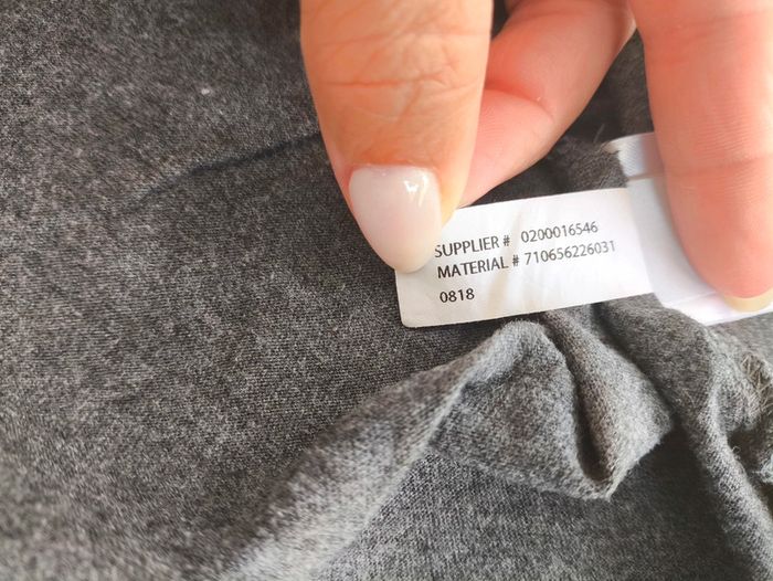 Tee shirt uni gris Ralph Lauren M - photo numéro 3