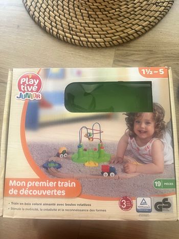 Circuit train en bois playtive