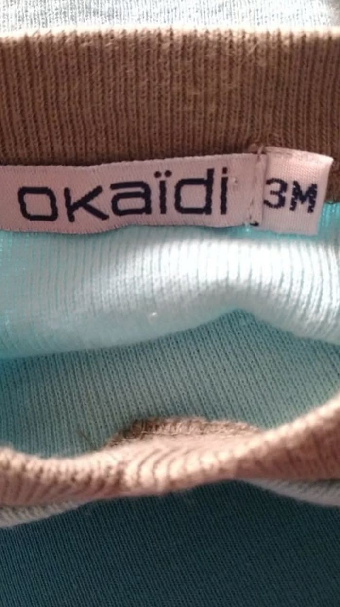 Tee-shirt garçon 3 mois Okaïdi - photo numéro 3
