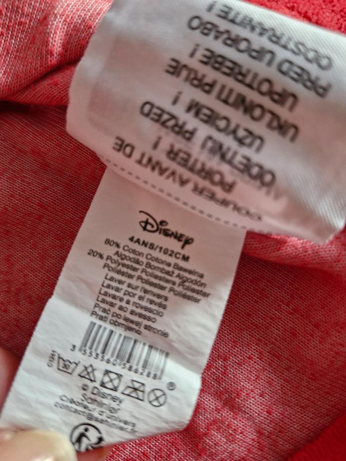 Ensemble pyjama 2 pièces enfant fille garçon 4 ans Disney Animals - photo numéro 6