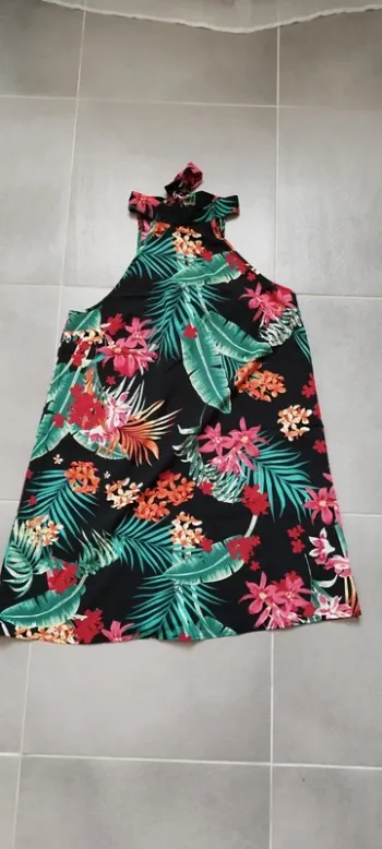 Robe fleurie été femme Xl