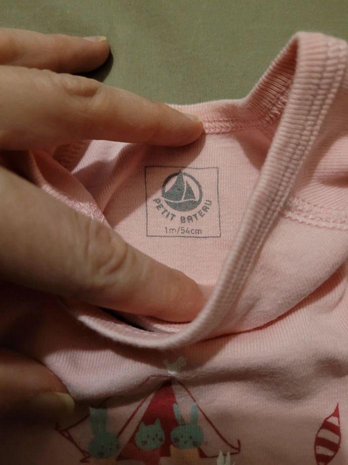 Body croisé petit bateau 3 mois comme neuf - photo numéro 2