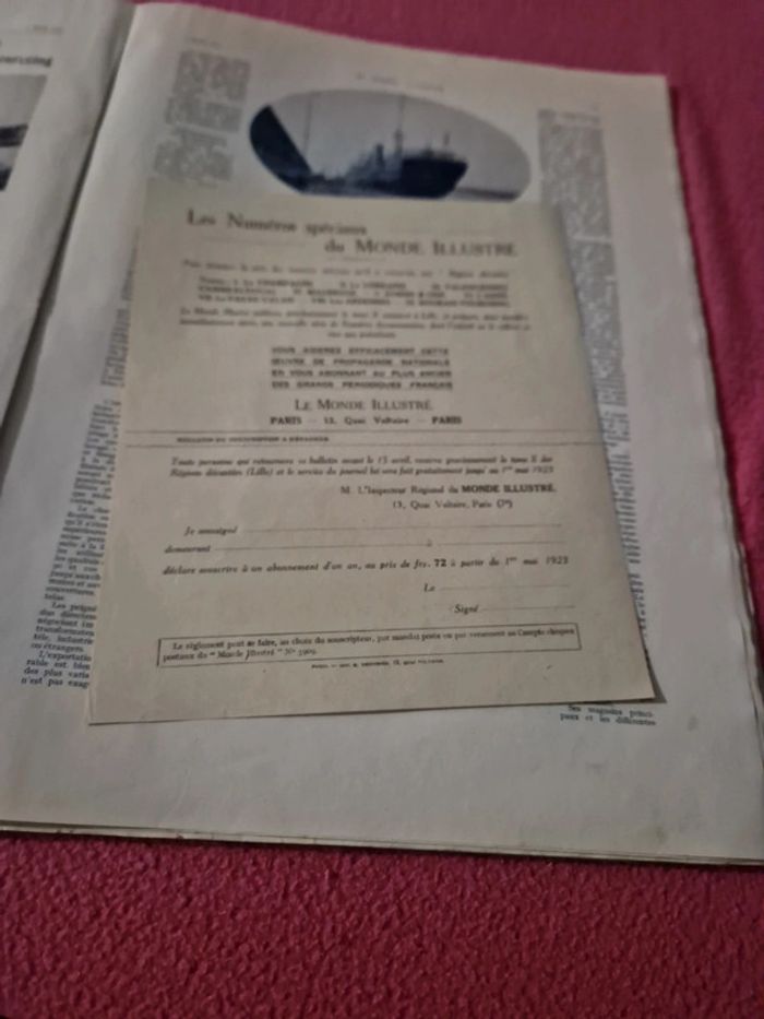 Le monde illustre 5 mars 1923 Roubaix Tourcoing - photo numéro 12