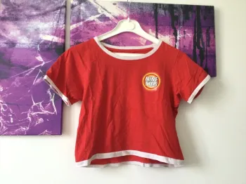 T shirt court rouge Nineties 12 ans