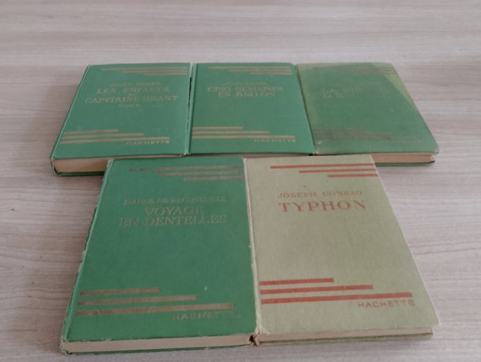 Lot de 5 livres ancien, bibliothèque verte(6) - photo numéro 1