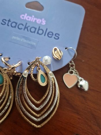 Lot de boucles d'oreilles