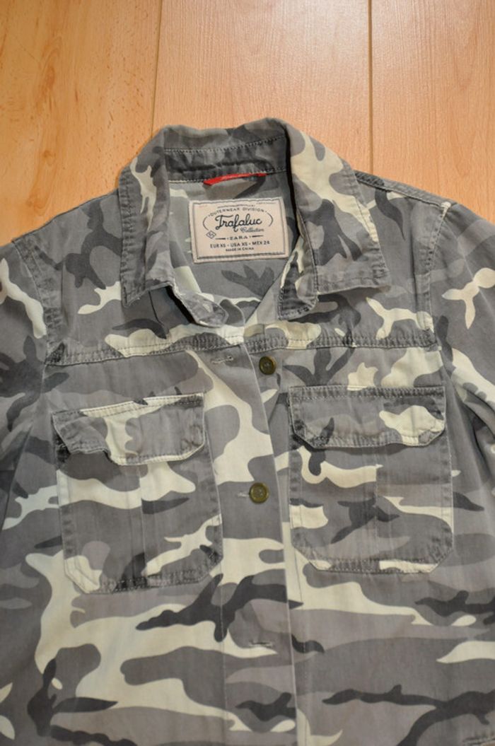 ZARA chemise camouflage t.XS tb état - photo numéro 4
