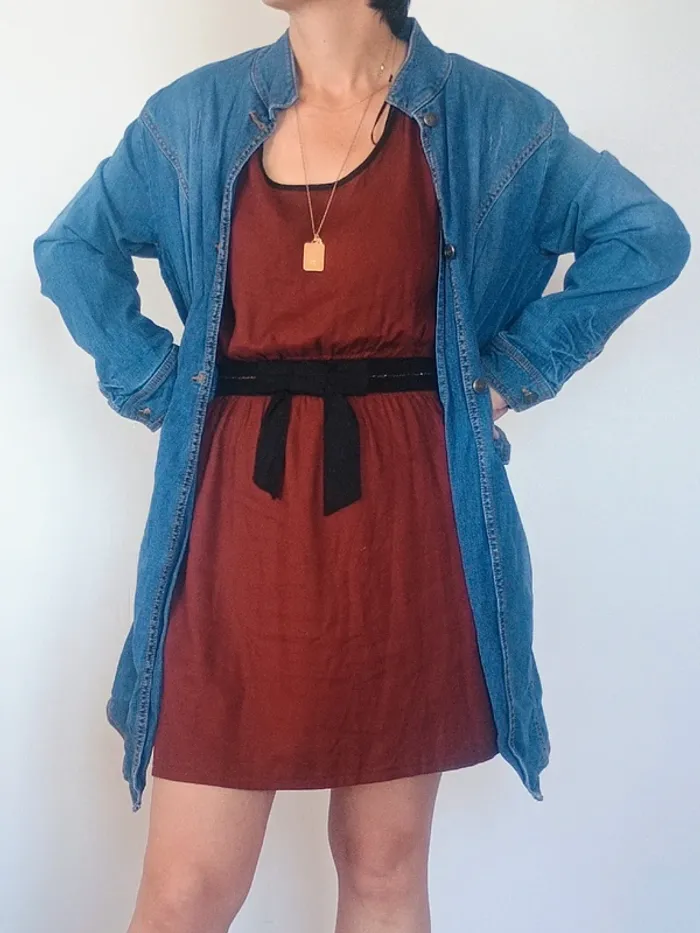 veste longue en jean BPC T42