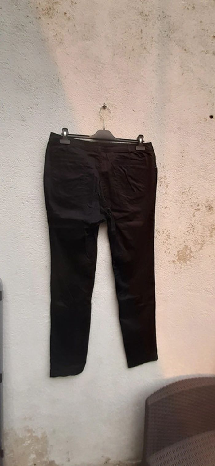 Pantalon en toile noire taille 46 - photo numéro 3
