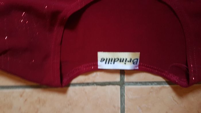 Blouse femme grenat 46 (T4) Brindille - photo numéro 2