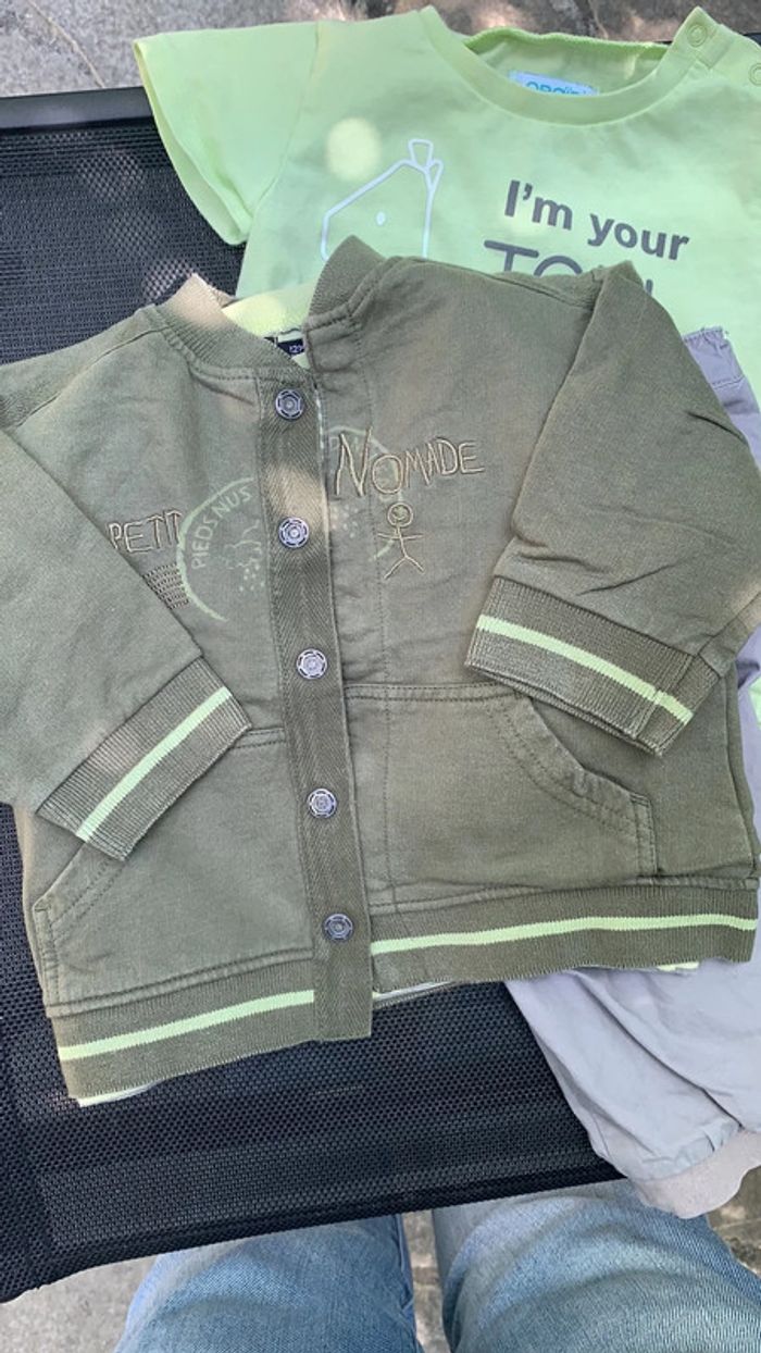 Ensemble gris/menthe - photo numéro 7