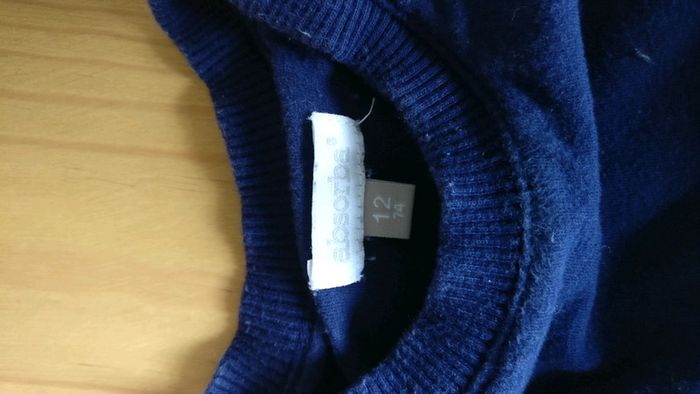 Ensemble sweat pingouin + pantalon 12 mois - photo numéro 3