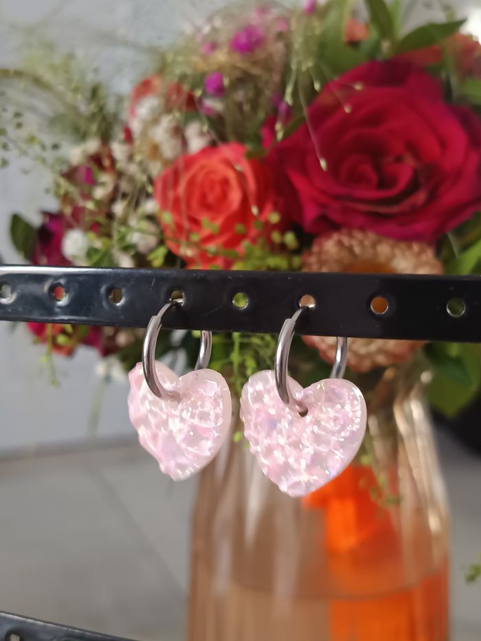 Boucles oreilles acier inoxydable - photo numéro 6