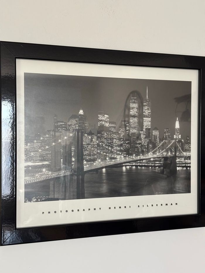 Magnifique poster de New York encadré - photo numéro 2