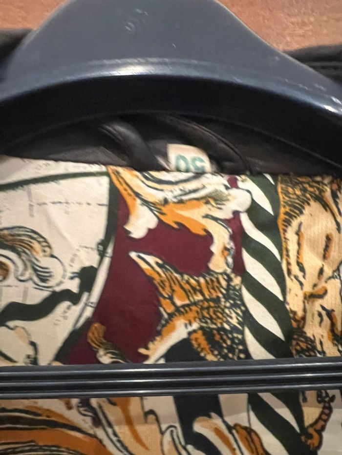 Manteau blouson veste cuir vintage taille L marque Heitorn - photo numéro 6