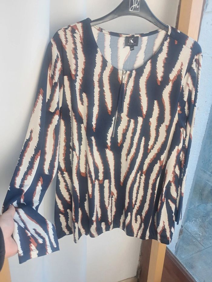 K Design haut blouse T.48 neuve