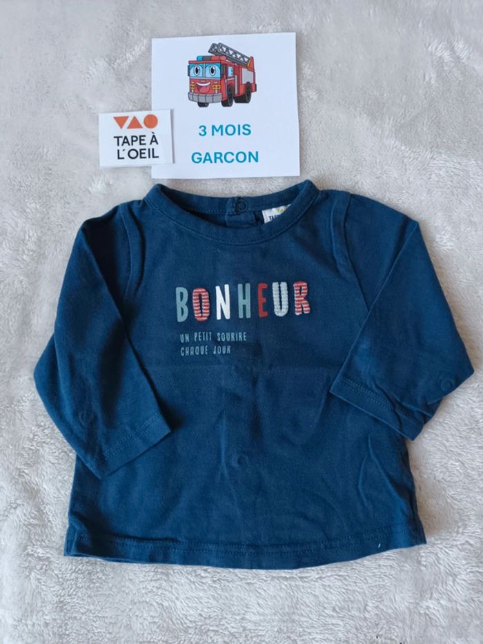 Tshirt 3 mois tape a l oeil