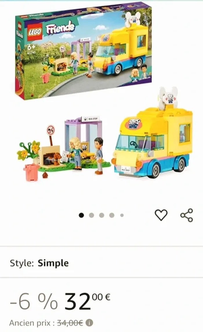 Lego Friends 41741 la fourgonnette canin - photo numéro 3