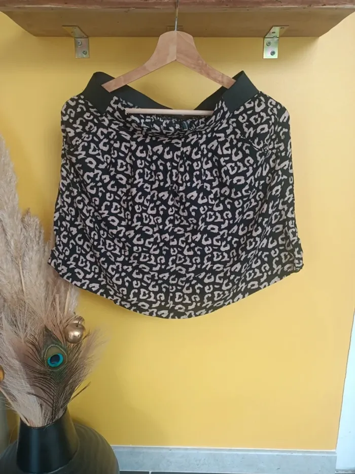 Jupe léopard taille S