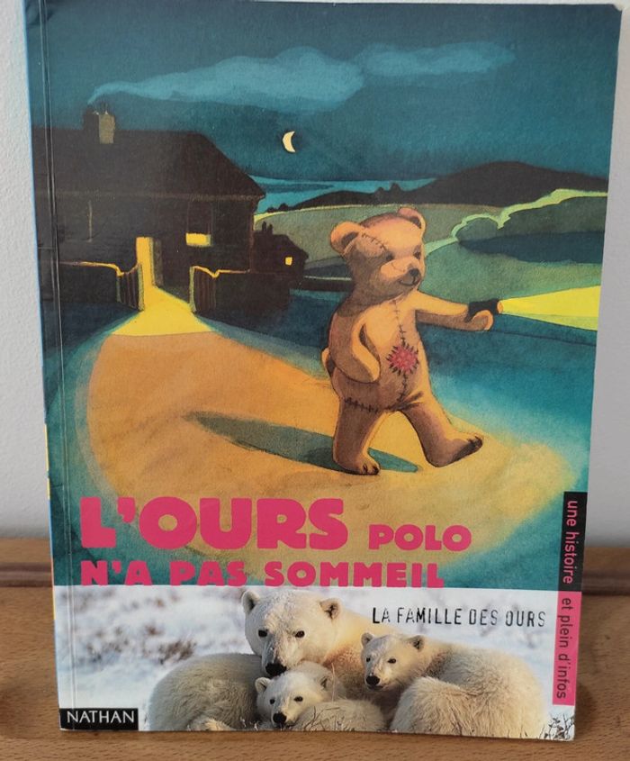Livre L'ours Polo n'a pas sommeil