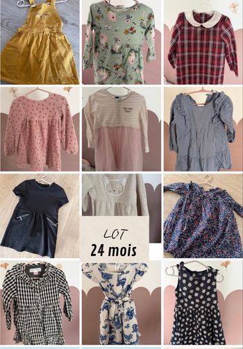 Lot robe 24 mois