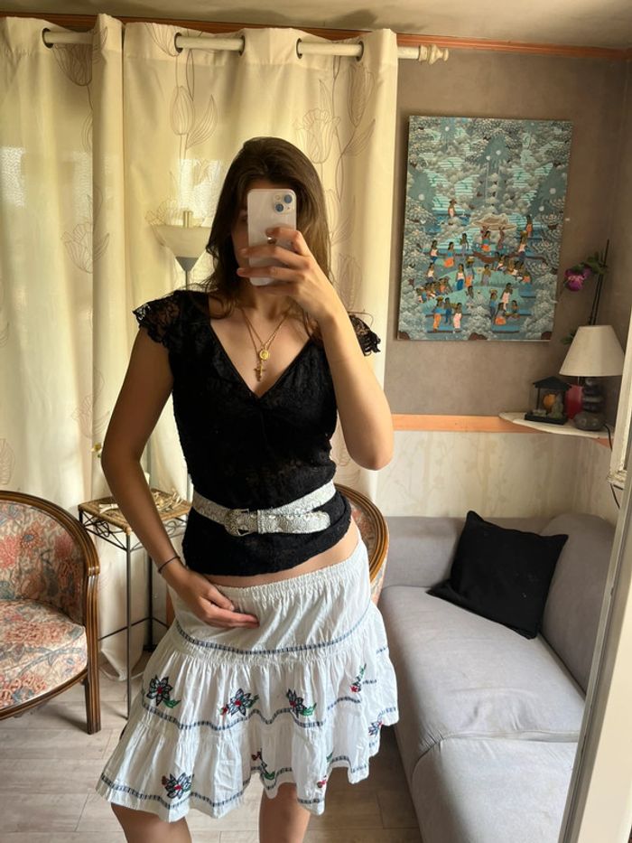 Ceinture country Ibiza Summer vintage bohème champêtre sequins
