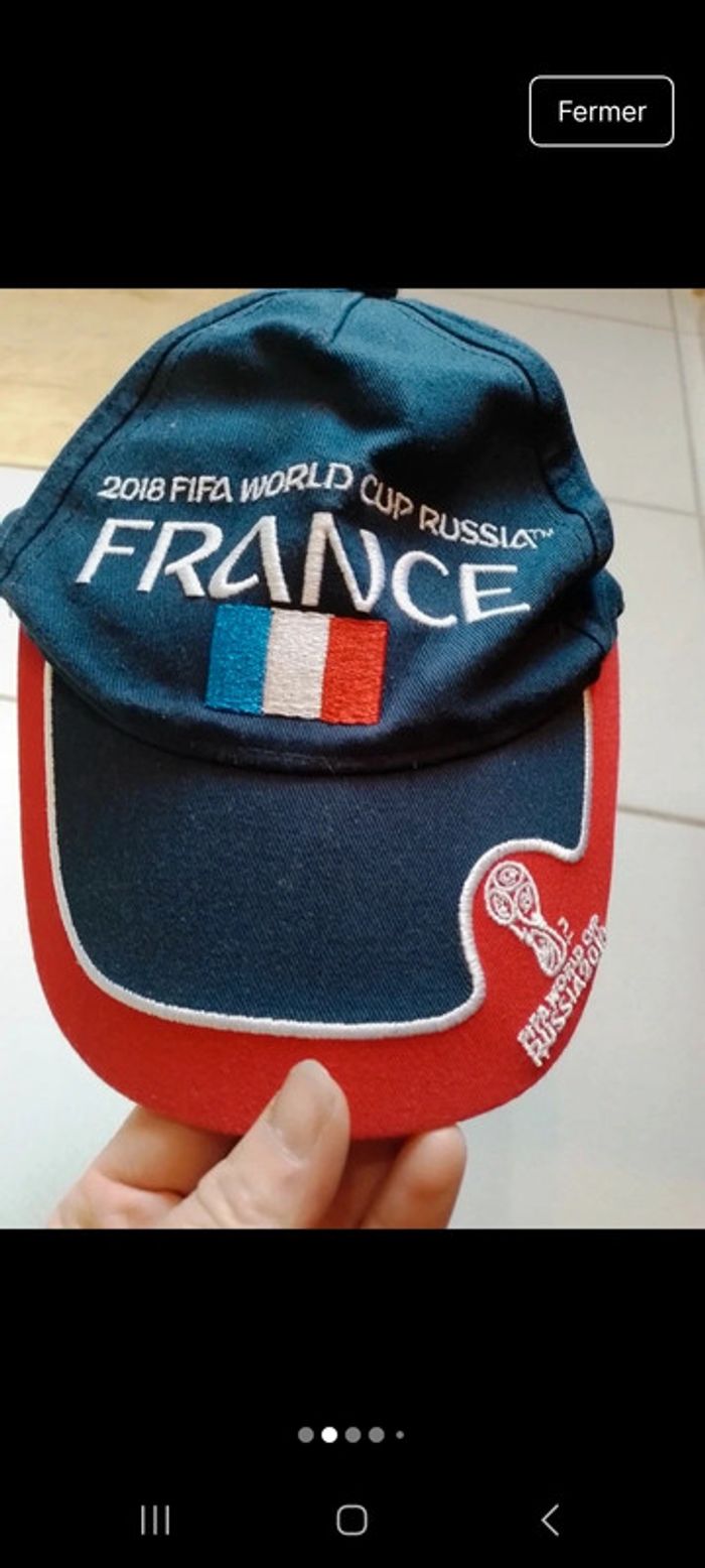 Casquette bleue Fifa World Cup France Russia 2018 - photo numéro 2