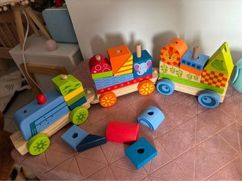 Train en bois