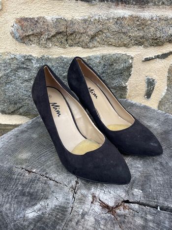 Escarpins à talon noir - Mim 