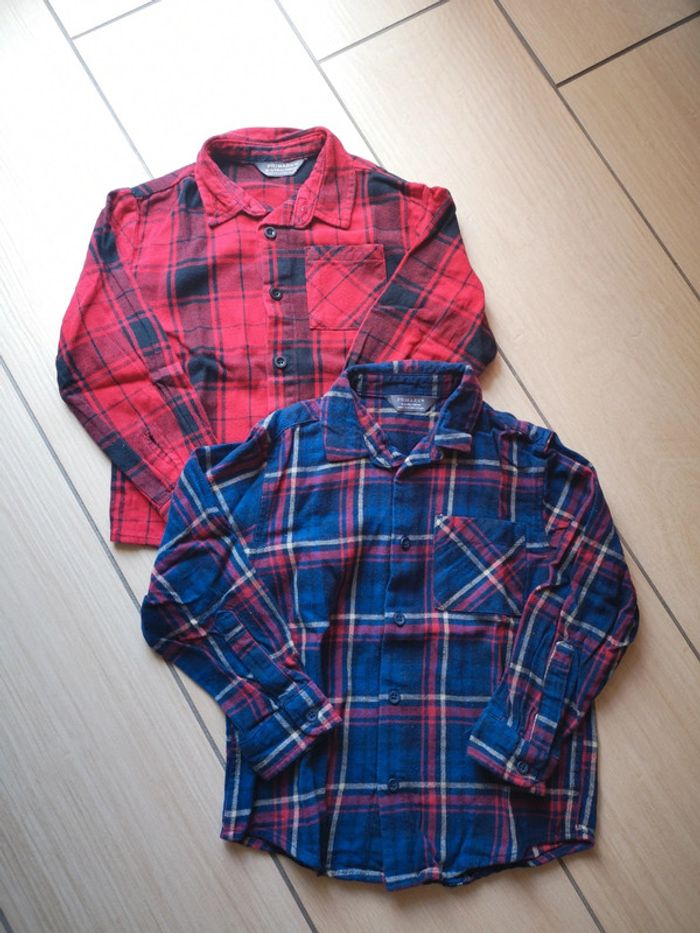 Chemise à carreaux 4 ans garçon