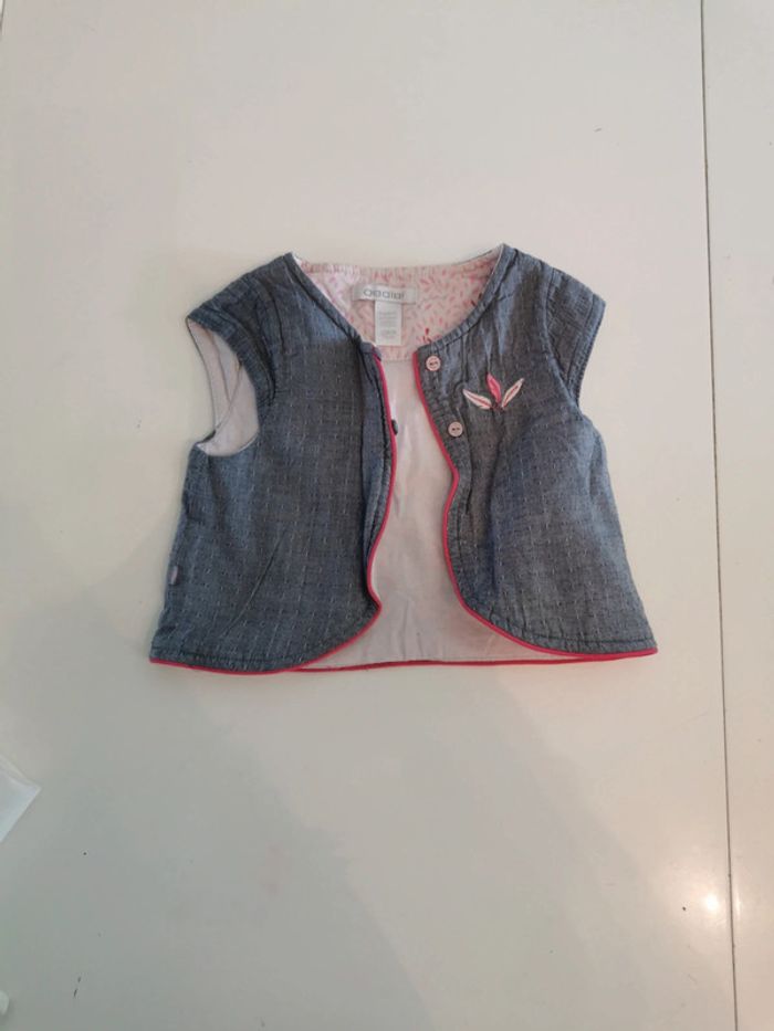 Veste sans manche - okaidi - 12 mois