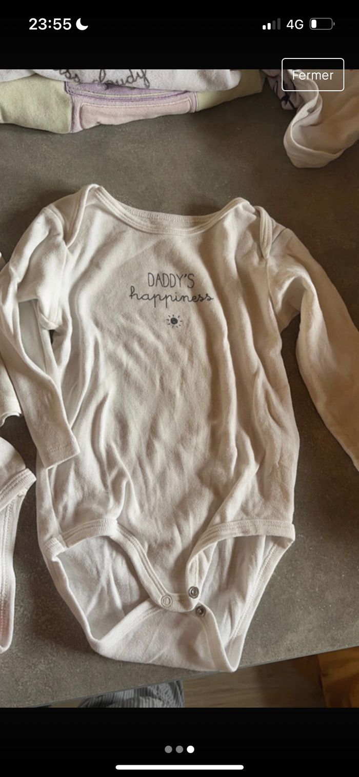 Lot bodies 18 mois - photo numéro 3