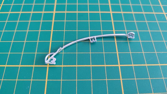 Baguette capot avant pièce miniature Burago Bburago Volkswagen Beetle 1955 1/18 1/18e 1/18ème #C59 - photo numéro 2