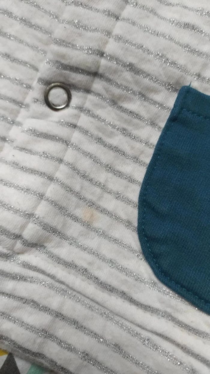 Gilet matelassé fait main Style Petit Bateau 18 mois - photo numéro 4