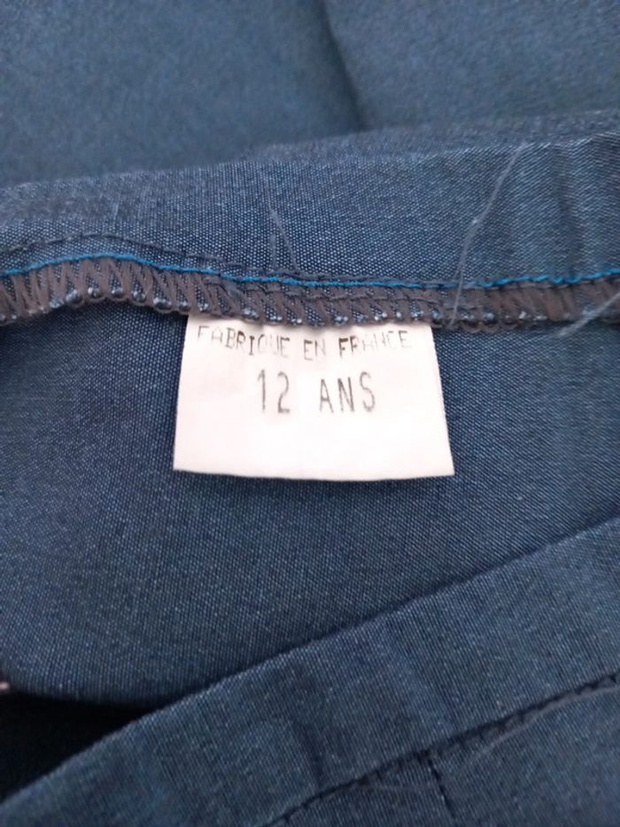 Jupe 12ans viscose elasthan bleu jeans - photo numéro 4