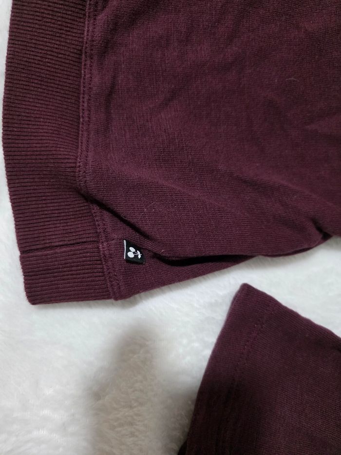 Pull col v dos nu rouge violet - photo numéro 2