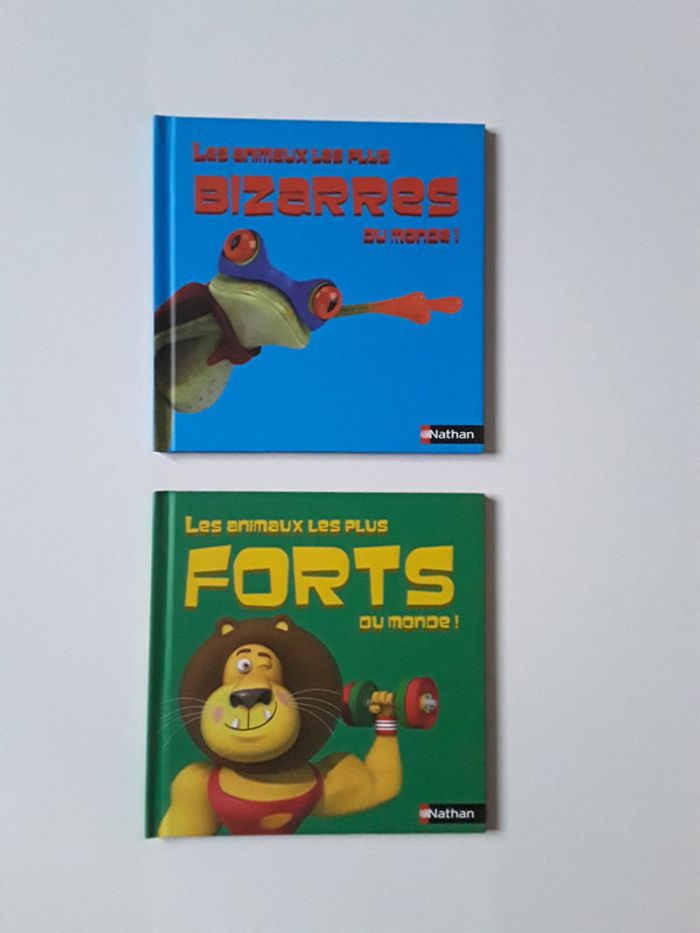 Lot de 2 livres Macdo Les animaux les plus
