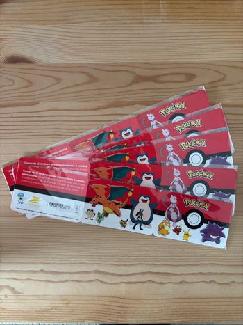 Lot de 5 Carnets De 12 Timbres Pokémon, 60 timbres en tout