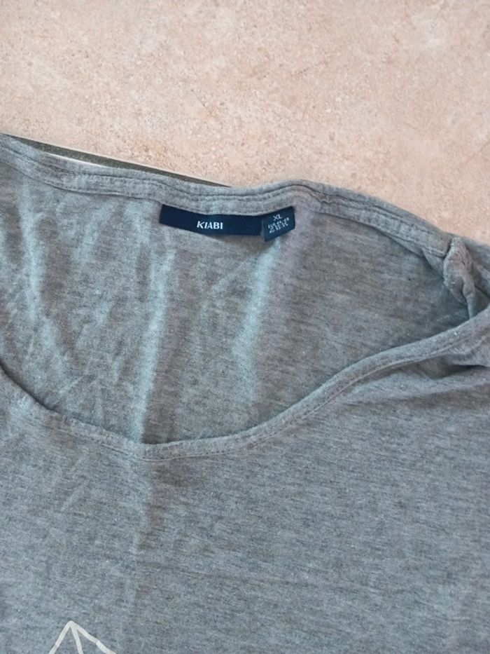 Tee-shirt asymétrique taille XL Kiabi - photo numéro 3