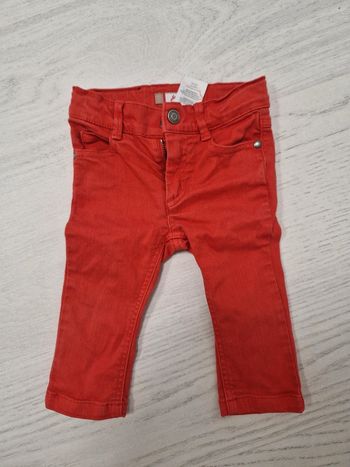 Jean rouge jacadi 12m