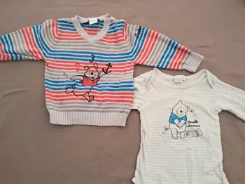 Pull Winnie + body gratuit.
