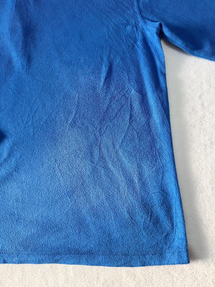 Polaire The North Face Homme taille L – couleur bleu quart zip avec col Haut en très bon état - photo numéro 7