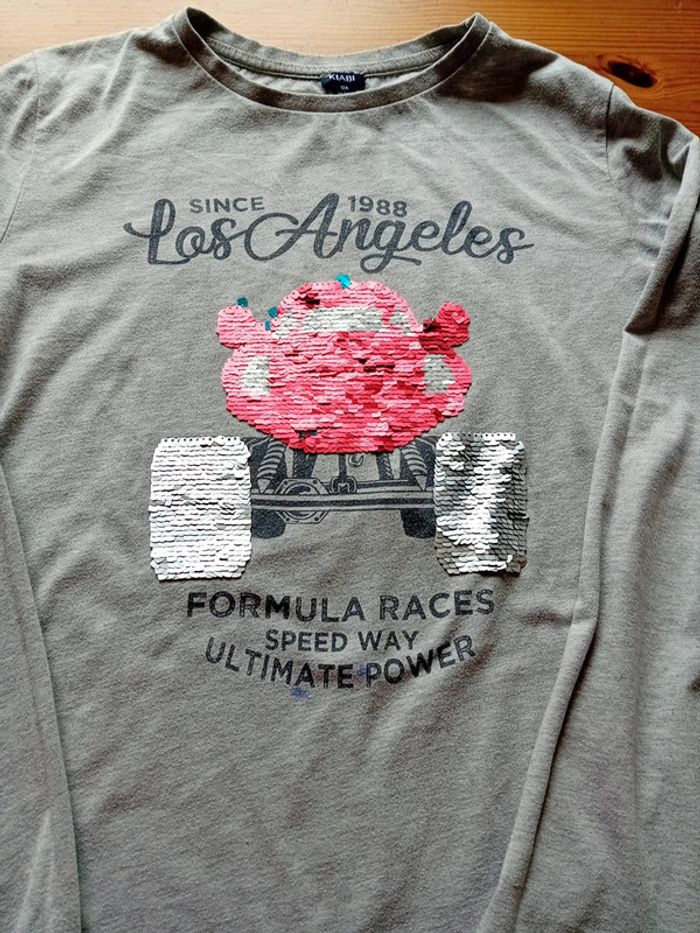 Tshirt manche longue 12ans 💙 - photo numéro 4