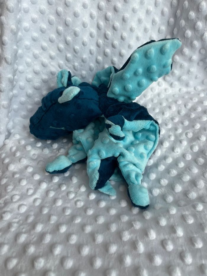 Doudou dragon neuf fait main - photo numéro 9