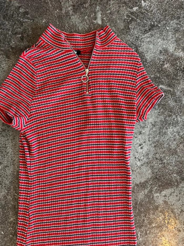 Robe longue rouge femme Jennyfer taille M Long red dress Langes rotes DamenkleidAbito lungo rosso - photo numéro 2