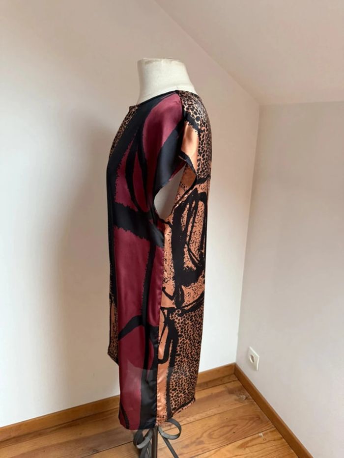 Superbe robe ou Tunique longue fluide satinée Promod 🌸 - photo numéro 4