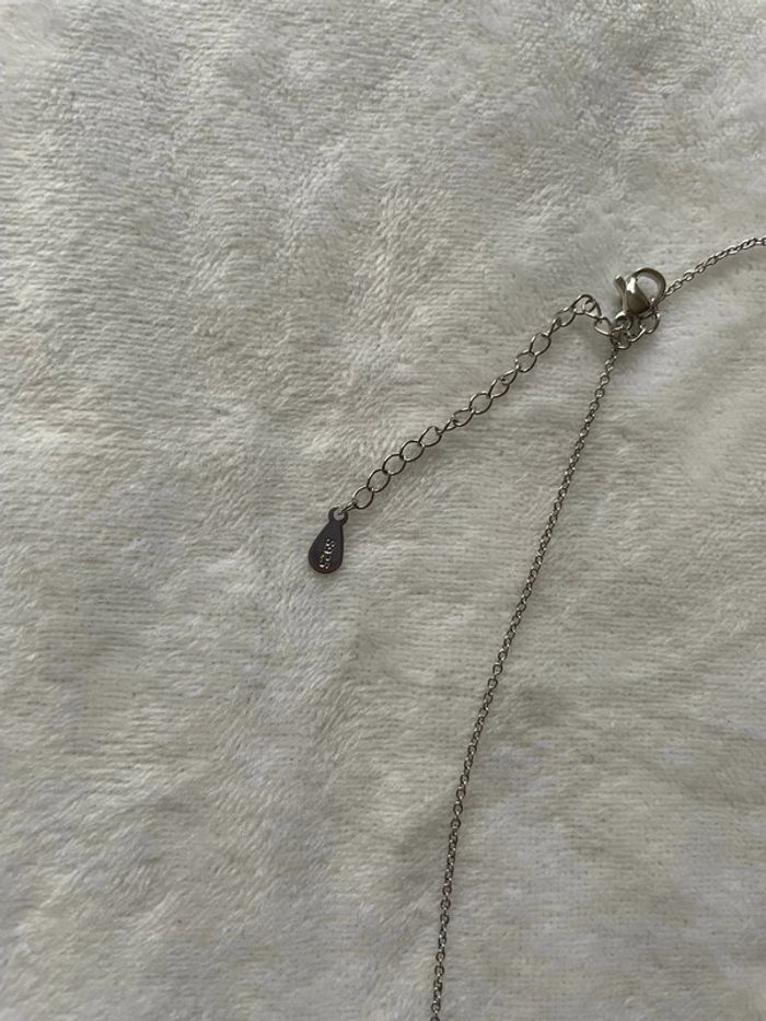 Collier planète clé bleu turquoise - photo numéro 5