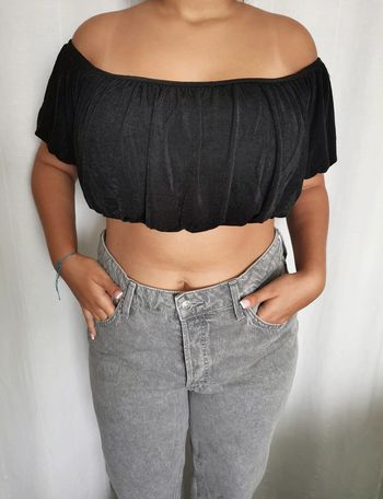 Super top à la bardo noir